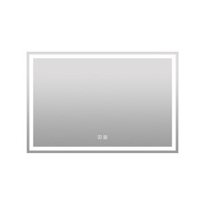 HOMLUX Rectangular Frosted Bathroom Mirror - 1 of 4