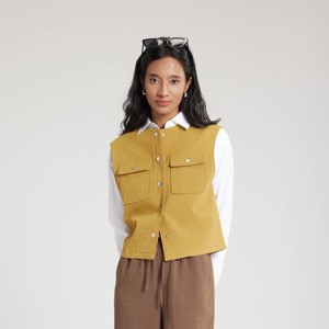 Women's Textured Vest with Pocket - A New Day™ - 1 of 4