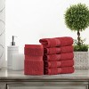Luxury Cotton Heavyweight Ultra-Plush 6 Piece Towel Set by Blue Nile Mills - 2 of 4
