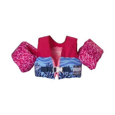 Speedo Toddler Splash Jammer Life Jacket Vest - Berry Beta_0