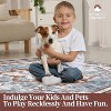 Washable Rug - Low Pile Ultra-Thin Soft Carpet with Non-Slip Backing, Non-Shedding Accent Rug for Living Room, Bedroom, Entryway - 4 of 4