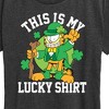 Women's - Garfield - This Is My Lucky Shirt Short Sleeve Graphic T-Shirt - 2 of 4