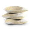 16"x16" Gale Switzer Palm Leaf Synchronicity Square Throw Pillow Gold - Deny Designs: Indoor Polyester Fill, Zipper Closure - image 4 of 4