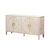 CAVINAS Modern Fir Veneer Sideboard Cabinet with Unique Design Handle,Wooden Buffet Cabinet with Storage for Kitchen,Dining Room - 3 of 4
