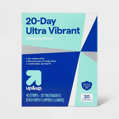 20-Day Ultra Vibrant Whitening Strips - up &#38; up&#8482;