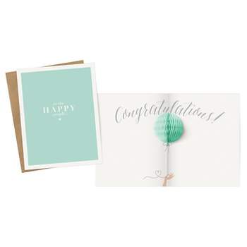 "Congratulations" Happy Couple Pop-up Card