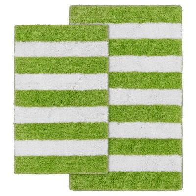 lime green bathroom rugs