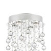 CWI Lighting Rain Drop 4 Light Flush Mount With Chrome Finish - 4 of 4