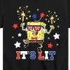 Boys' - SpongeBob SquarePants - It's Lit Short Sleeve Graphic T-Shirt - 2 of 4