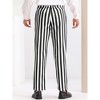 INSPIRE CHIC Men's Business Straight Leg Contrasting Colors Striped Trousers - 3 of 4