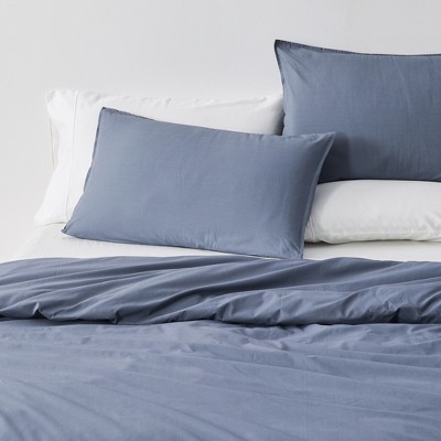 100% Pima Cotton Percale Pillow Sham Set by Verlee