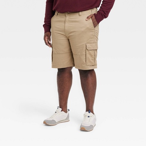 Berygtet I tro Men's Big & Tall 11" Relaxed Fit Cargo Shorts - Goodfellow & Co™ Tan 54 :  Target