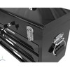 Tool box with 3 drawers, garage workshop portable tool box with lock, metal tool box, steel tool box - 3 of 4