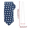 INSPIRE CHIC Men's Polka Dots Self-Tied Neck Tie Pocket Square Sets - 3 of 4