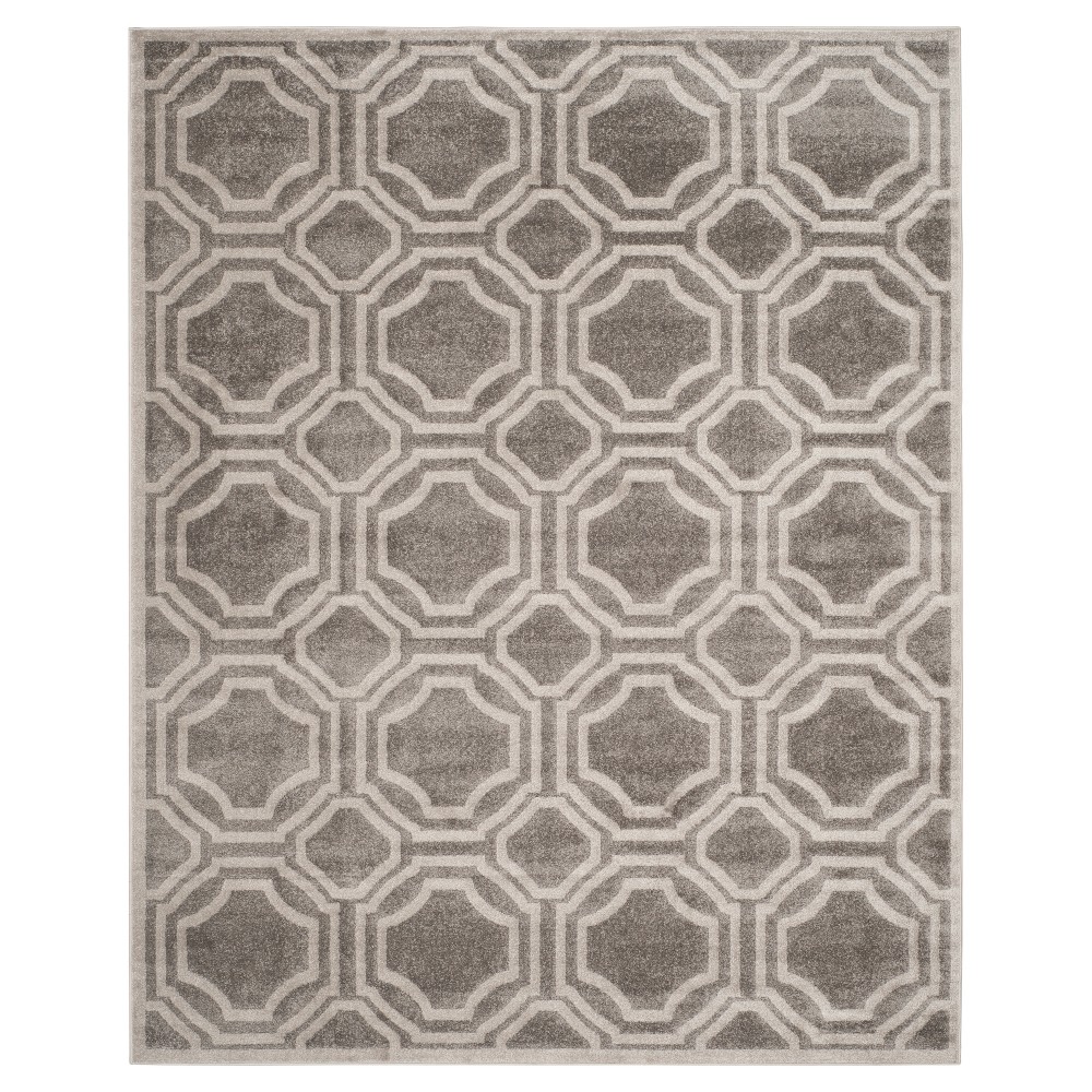 10'x14' Amala Indoor/Outdoor Rug Gray/Light Gray - Safavieh