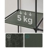 SONGMICS Portable Closet, Wardrobe Closet Organizer with Cover, 4 Hanging Rods and Shelves, 4 Side Pockets, 66.9 x 17.7 x 65.7 Inches, Large Capacity - 4 of 4