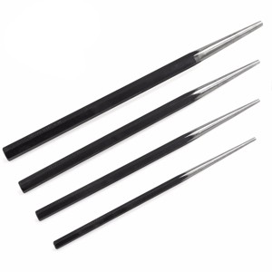 Stark USA 4-Piece Long Tapered Alignment Drift Punch Set Mechanics Steel Taper - 1 of 4