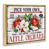 Stupell Industries Pick Your Own Apples Floating Frame Canvas Art - 2 of 4