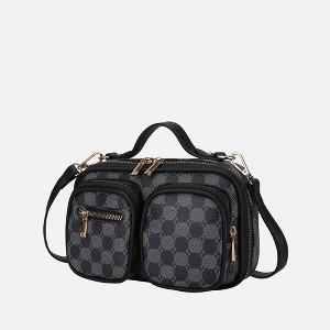 MKF Collection Jolene Vegan Leather Multi Pocket Crossbody Bag by Mia K - 1 of 4