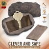 RamPro Hide-a-Spare-Key Fake Rock - Looks & Feels like Real Stone - Safe for Outdoor Garden or Yard, Geocaching (1) - 4 of 4