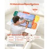VEVOR 1000 Piece Rotating Puzzle Board with 4 Colorful Felt Drawers and Cover, 29x21 in Portable Wooden Table, Gray - 3 of 4