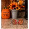 Transpac Dolomite 3.11 in Multicolor Harvest Turkey Salt and Pepper Shakers Set of 2 for Fall and Thanksgiving - 3 of 4