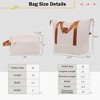 Kumasinova 4 Pcs Hardside Luggage Set,ABS Lightweight Suitcase with TSA Lock,Expandable for up to 25% More Space,20"&24"Suitcases+2 Bags - 4 of 4