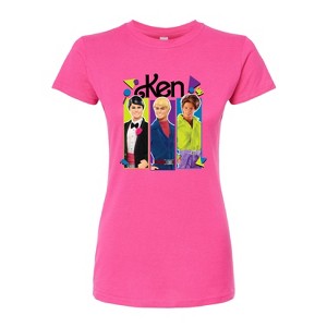 Women's - Barbie - Ken Group Fitted Graphic T-Shirt - 1 of 2