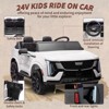 24V Cadillac Kids Ride-On Car with Parent Remote Control, 2-Seater SUV with 4-Wheel Shock Absorbers & Smooth Start - 3 of 4