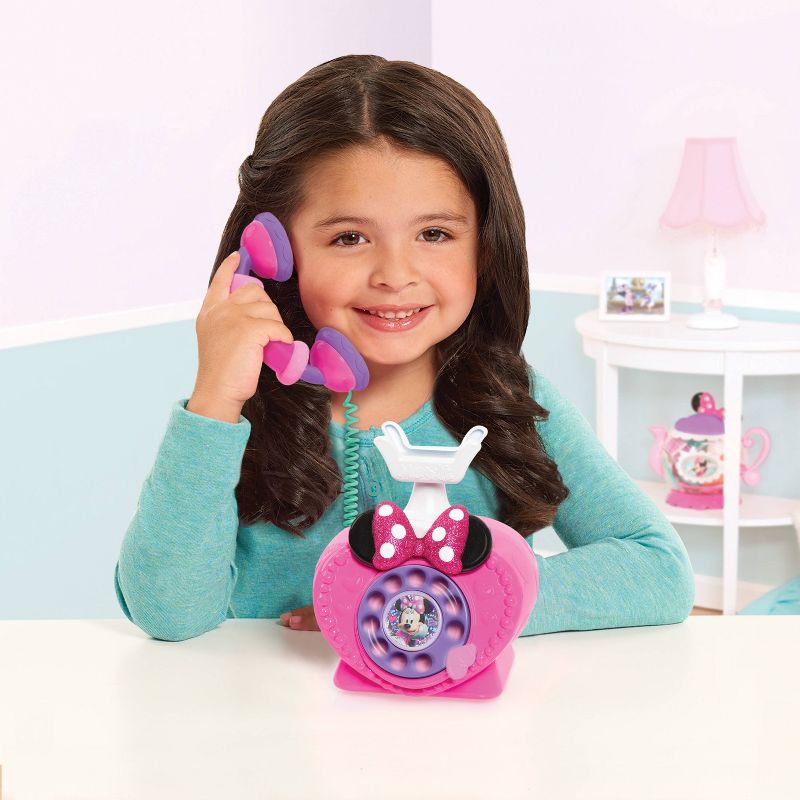 Disney Junior Minnie Mouse Ring Me Rotary Phone, 3 of 10