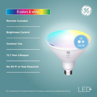 Vibrant LED+ Outdoor Color Changing Floodlight with Remote, 90W
