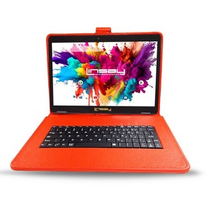 LINSAY 10.1"Octa Core 128GB Storage Android 14 Tablet with Black Style Keyboard and Premium Application Pack Offers INCLUDING : Office Suite - 1 of 4
