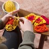 Friendly Loom Explore Crochet Bunting Kit Sunset Colors: DIY Art Kit for Beginners with Yarn & Crochet Hook - image 3 of 4