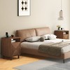 Heynemo Nightstand with 1 Door, Modern Side Table with Charging Station, Accent End Table with Solid Wood Legs, Bedside Table for Living Room - 2 of 4