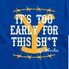 Men's - Yellowstone - Its Too Early For This Rip Wheeler Short Sleeve Graphic T-Shirt - 2 of 4