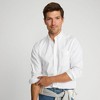 Lands' End School Uniform Men's Tailored Fit No Iron Solid Supima Cotton Pinpoint Buttondown Collar Dress Shirt - 4 of 4