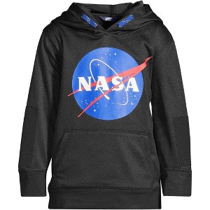 Lands' End Kids Graphic Tricot Pullover Hoodie Sweatshirt - 1 of 2