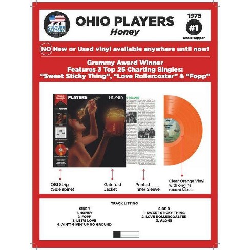 Ohio Players Honey Orange Translucent Vinyl Target