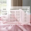 5 Piece Satin Duvet Cover Set, Luxury Blush Pink, Full/Queen Size, Zipper Closure, 1 Duvet+ 4 Pillow Cases - 2 of 4