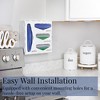 AuldHome Design Enamelware Kitchen Bag Organizer, Farmhouse Style Holder Compatible w/ Zipper Seal Bags - 4 of 4