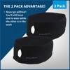 TrailHeads Women's Ponytail Headband for Winter - Moisture Wicking for Running, Sports, Workouts - 2 Pack - 3 of 4