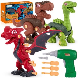 ArtCreativity Take Apart STEM Construction Dinosaur Toy with Electric Drills - 1 of 4