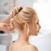 Unique Bargains Women's Metal Long Duckbill Hair Clips Coffee Light Coffee 5.31"x0.83"x1.18" 2 Pcs - 3 of 4