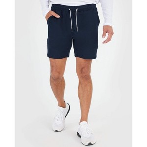 Men's Dark Heather Navy Active Comfort Shorts - True Classic - 1 of 4