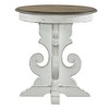 Liberty Furniture,Magnolia Manor Round End Table in Antique White - 2 of 4