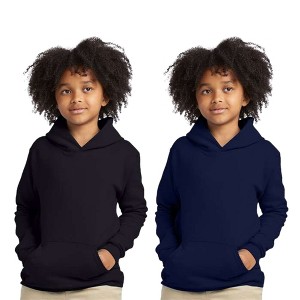 EG PRO Youth Girl Hoodies Pullover Hooded Sweatshirts - 2 Pack - 1 of 3