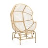 Chic Crate - Elevate Your Outdoor Living with the Luxurious Light Brown Palos Wicker Glider Chair for Ideal Comfort - 4 of 4