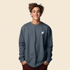 Dalix Ghost Embroidered Long Sleeve Tee Lightweight Soft Cotton Shirt Mens - 2 of 4