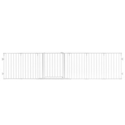 Regalo 130-Inch White Metal Baby Gate and Play Yard