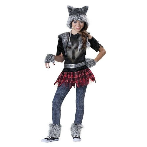 Halloween Girls' Wear Wolf Costume Medium (7-8), Girl's, Size: Medium(7-8)